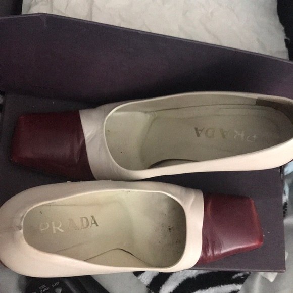 Authentic Chunky Prada heels size 37.5 - Picture 2 of 8